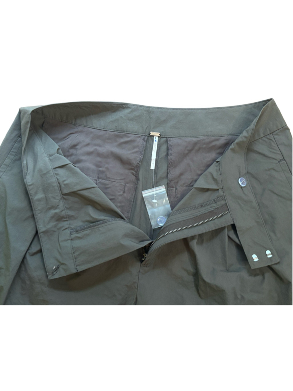 Free People Gabriette Barrel Trousers Size 12 Rubber Brown Pleated Pants - Picture 10 of 11